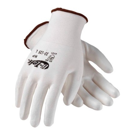 Pip Polyurethane, Flat, Palm & Fingers, 3 Abrasion Level, White, XS 33-125/XS